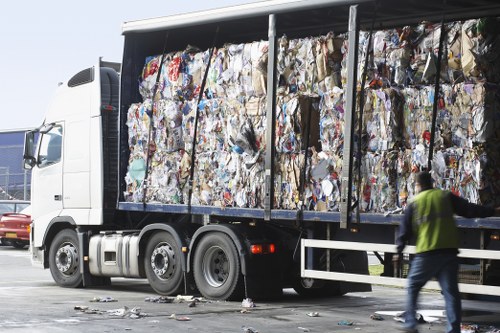 Organized document shredding during office clearance
